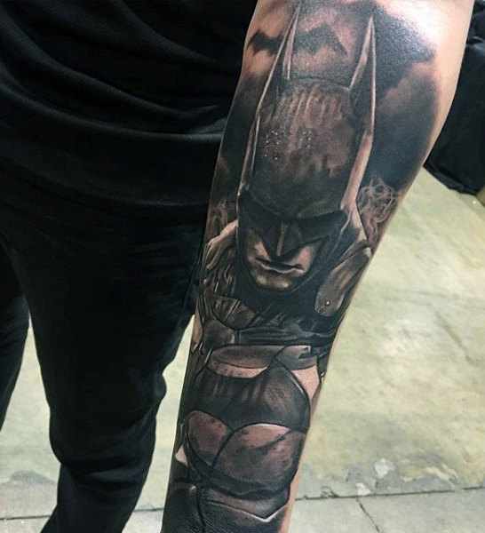 Mens Batman Cartoon Half Sleeve