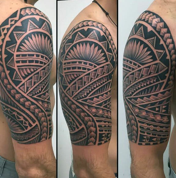 101 Tribal Arm Tattoo ideas for Men, incl chest and back! | Outsons