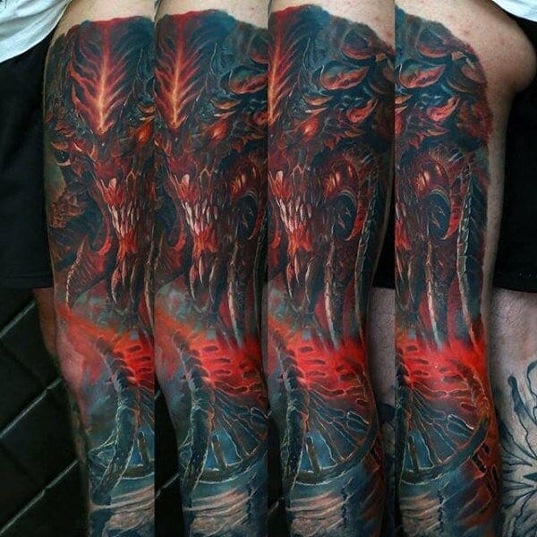 Red Demon Tattoo