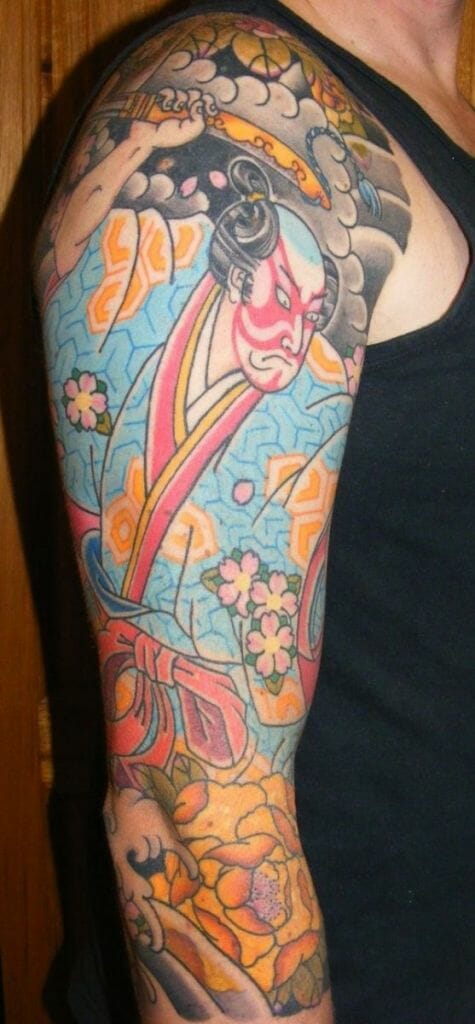samurai vintage tattoos