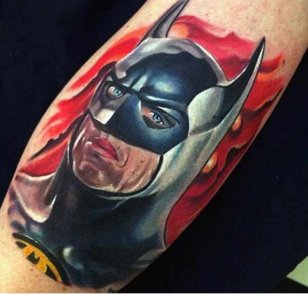 Small Batman Arm Tattoo