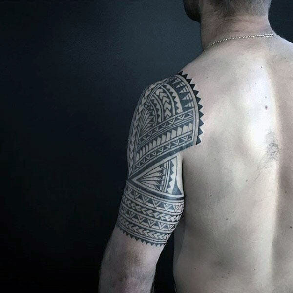 Polynesian Arm Tribal Tattoo