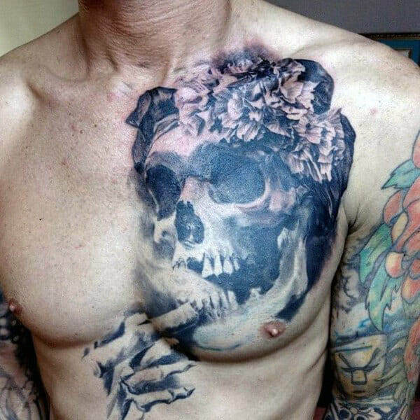 Unique Skeleton Tattoo