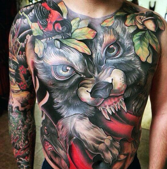 Wolf Tattoo Full Body