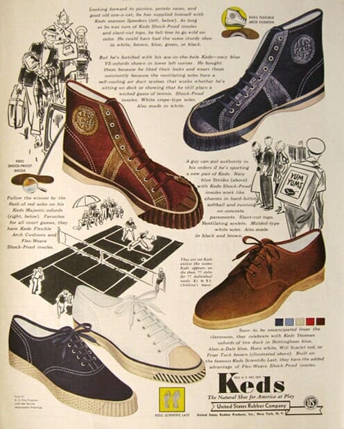 1938 Keds Sneakers & Shoes Ad