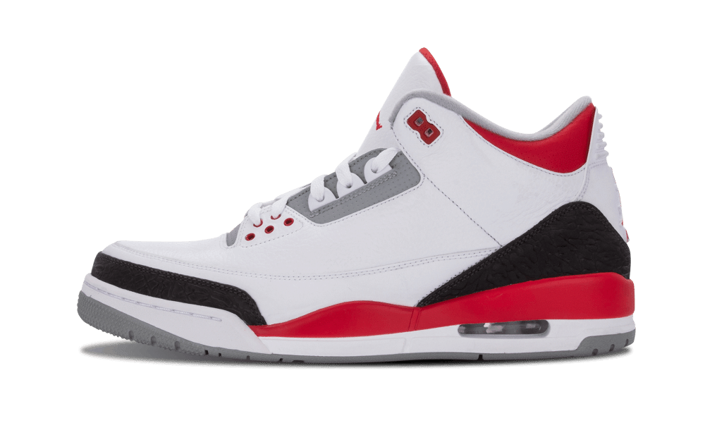 Air Jordan 3 (III) Original – OG White / Fire Red