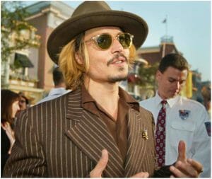 Johnny Depp's Chin Length Hair