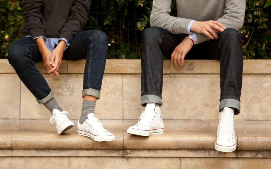 mens converse style shoes