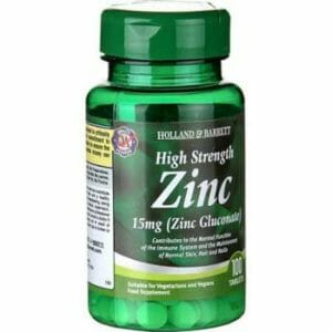 Holland and Barrett High Strength Zinc Tablets