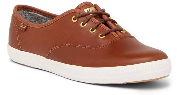Keds Brown Champion Leather Sneaker