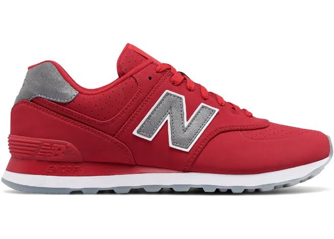 New Balance 574 Synthetic Red