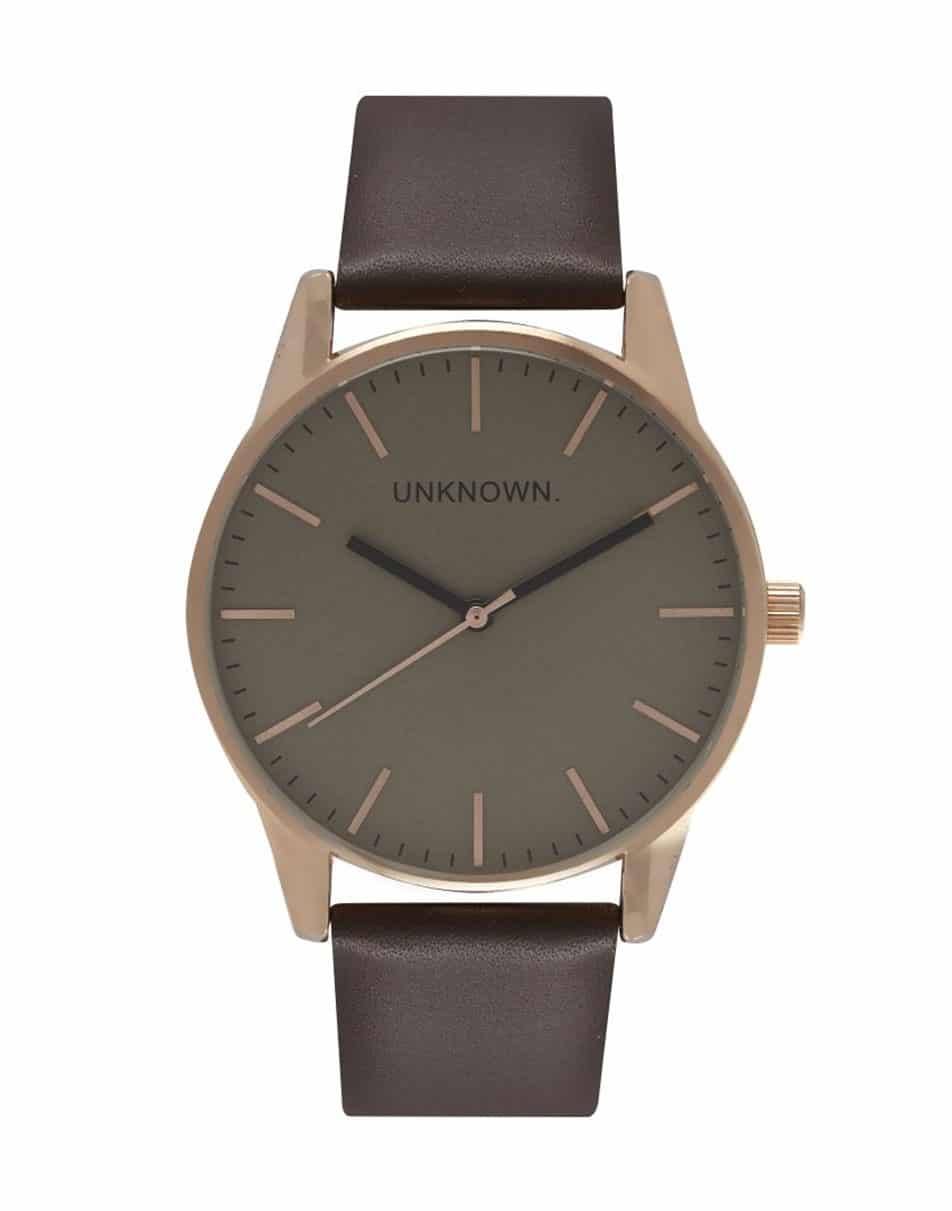 UNKNOWN The Classic Rose Gold Watch Grey