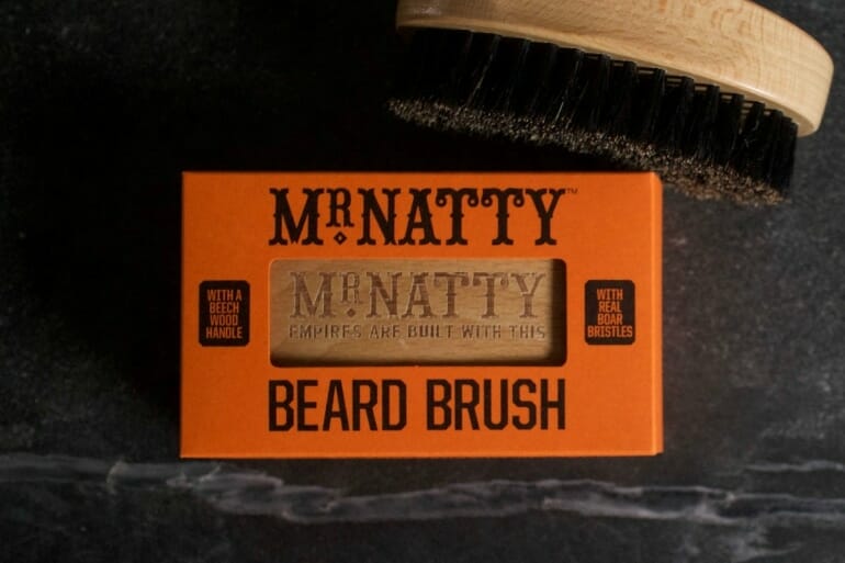 mr natty beard brush beard care Outsons