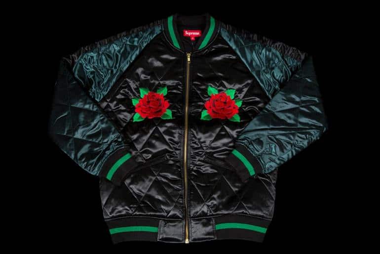 supreme roses bomber jacket Outsons