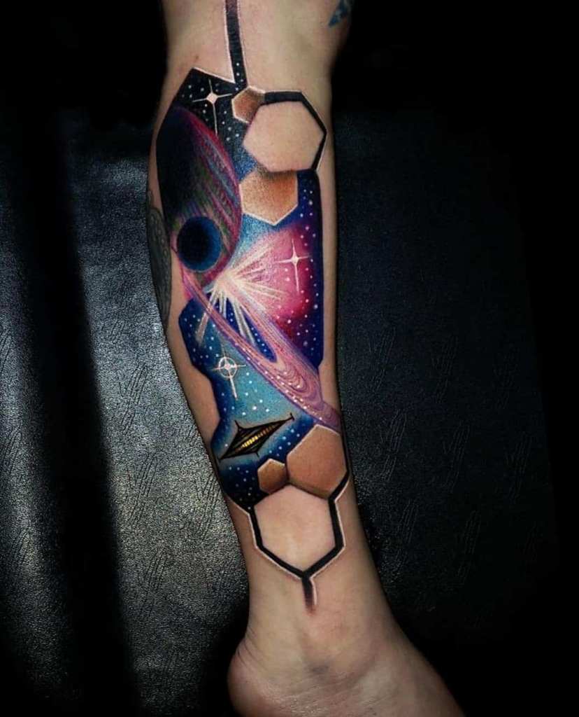 1 Beautiful space tattoo designs Outsons