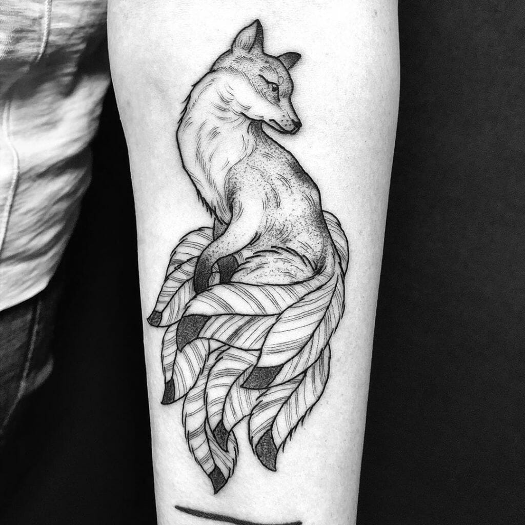 1 Black fox body tattoo designs Outsons
