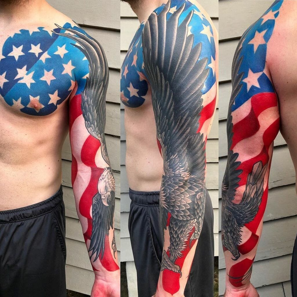 1 Chest American Flag Tattoo ideas Outsons