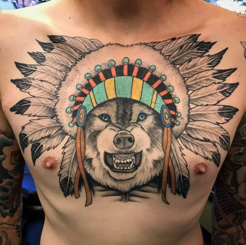1 Wolf native American tattoo designs Outsons