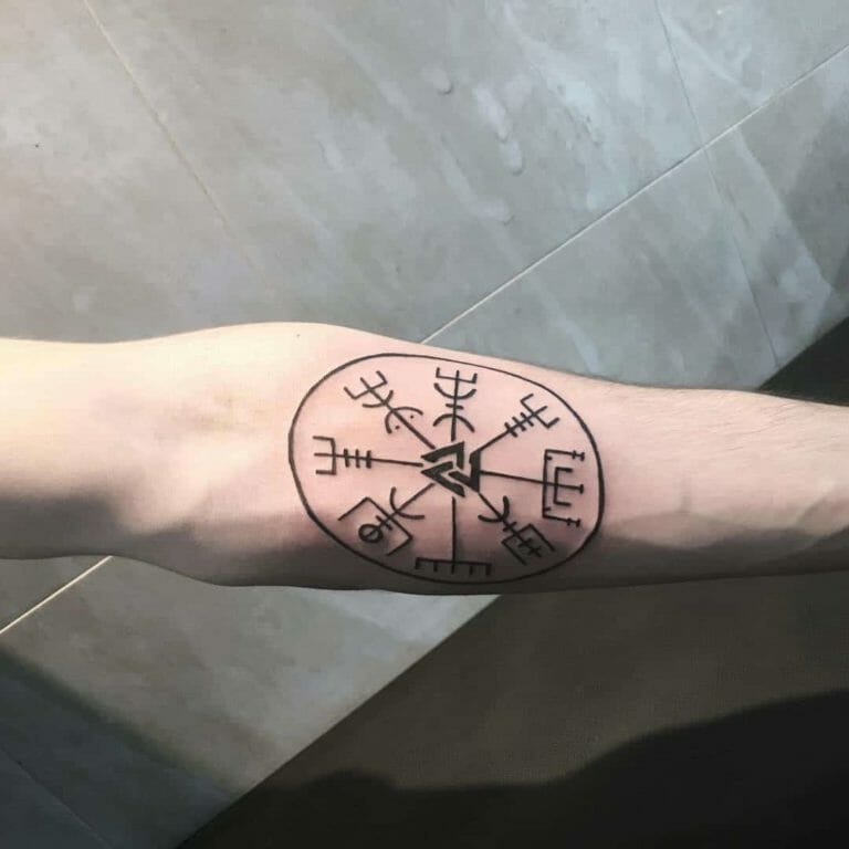 100 Latest Viking Compass Tattoo Ideas To Inspire You In 2023! - Outsons