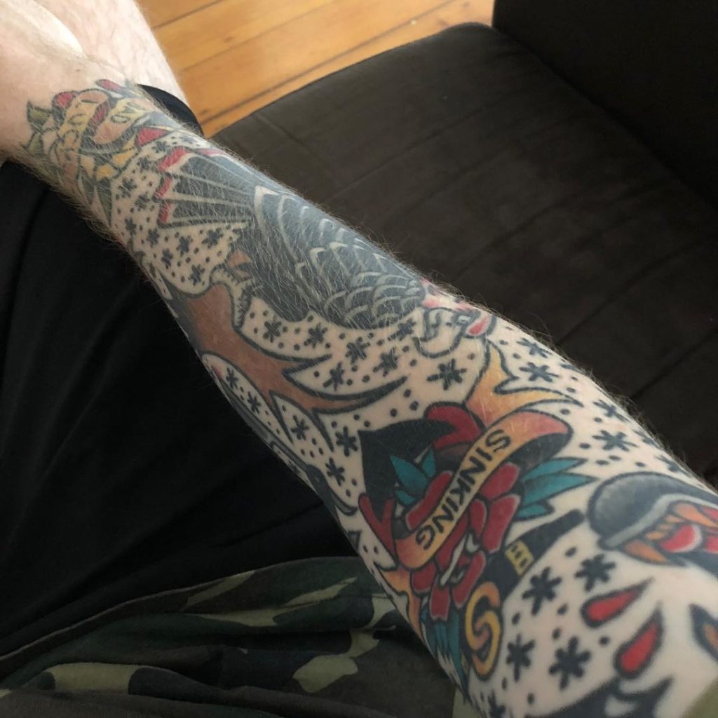 traditional tattoo sleeve