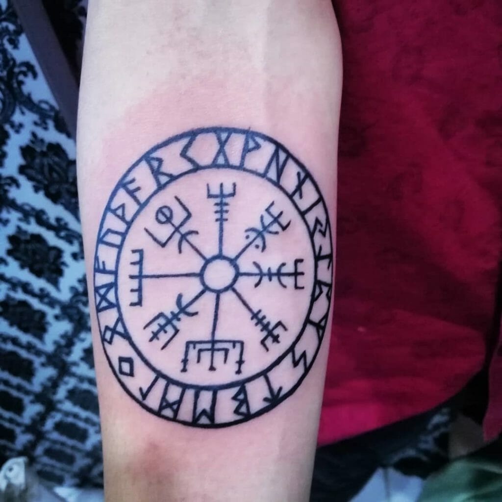 compass viking tattoo designs tattoos outsons need norse men