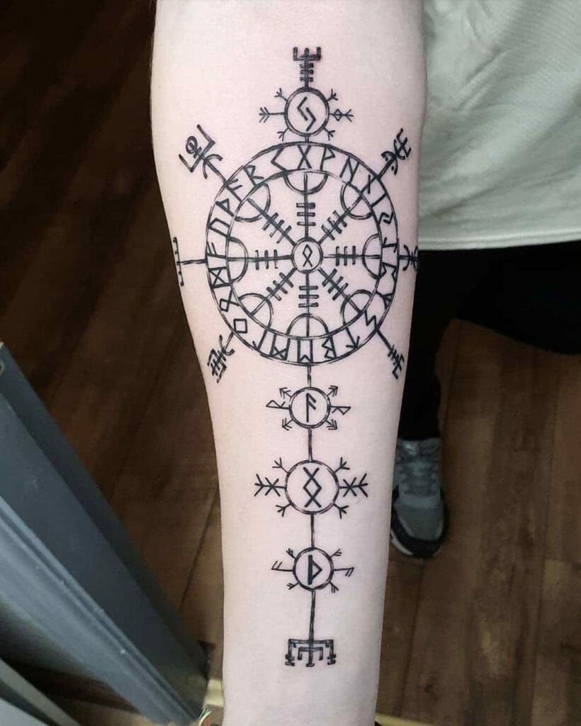 tattoo compass viking designs tattoos outsons need eagle