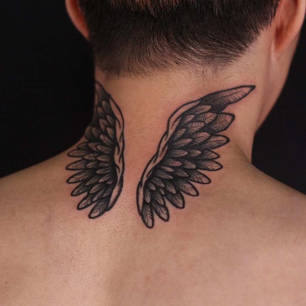 wings tattoo
