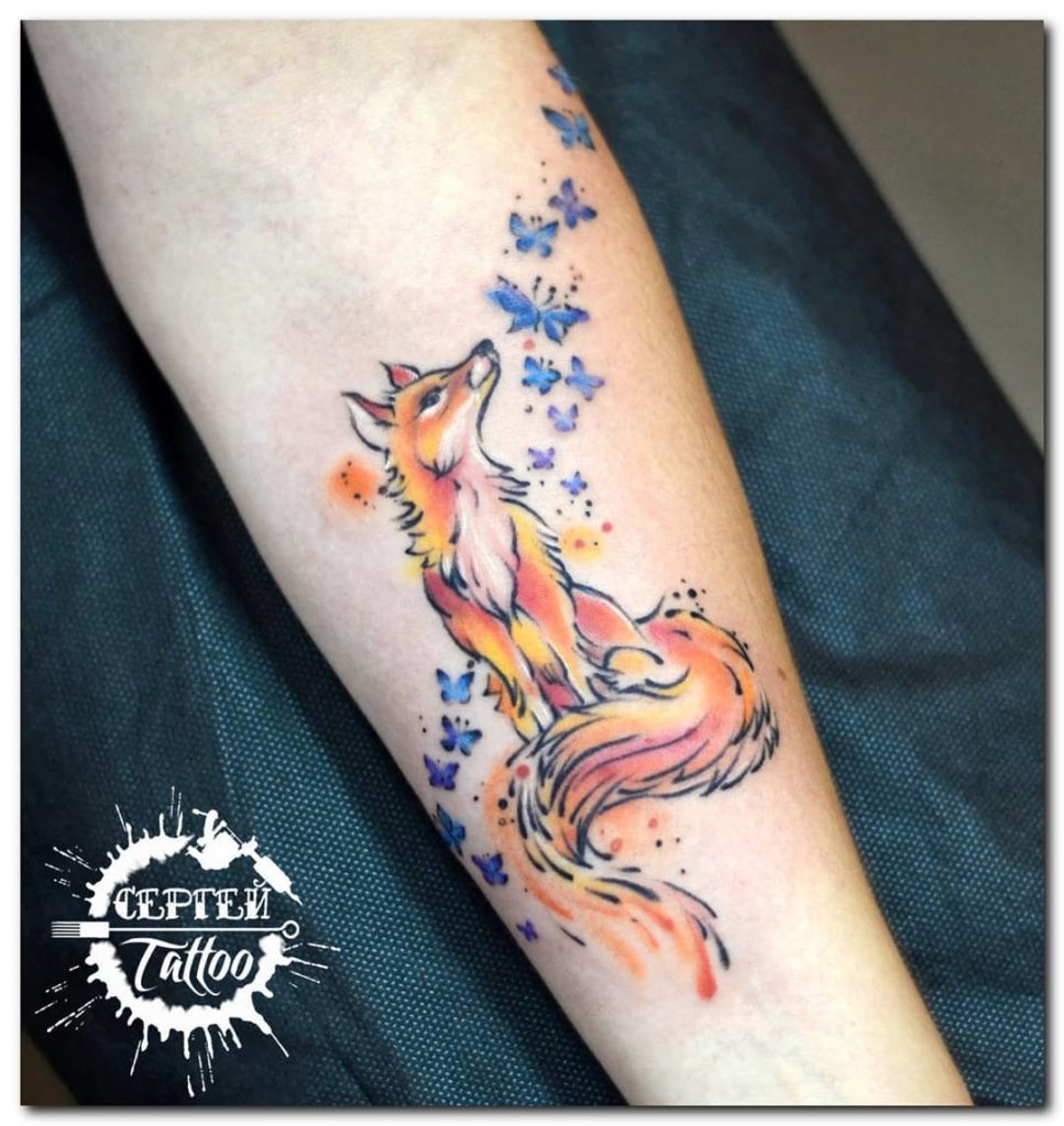 fox tattoo