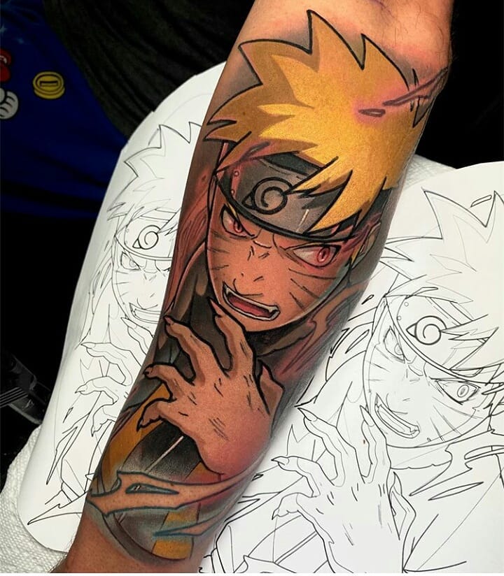 anime tattoos