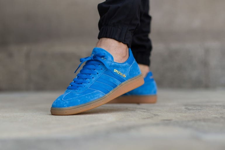 Adidas Spezial Blue On Foot Outsons