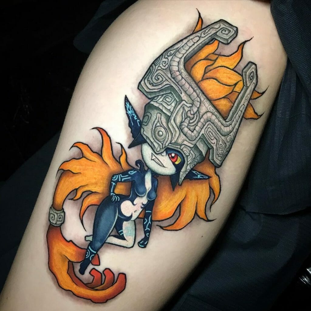 Bold Zelda Triforce tattoo Outsons