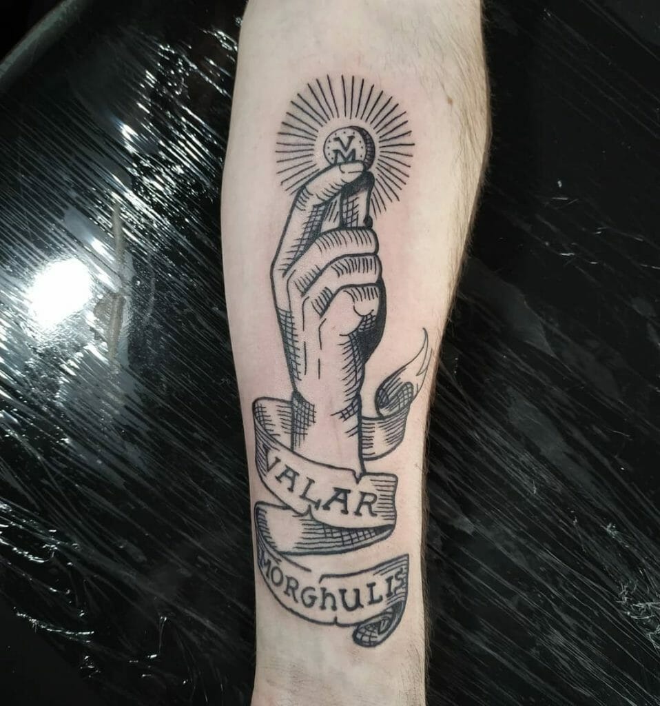 Valar Dohaeris wrist tattoo by lovelyimmortal on DeviantArt