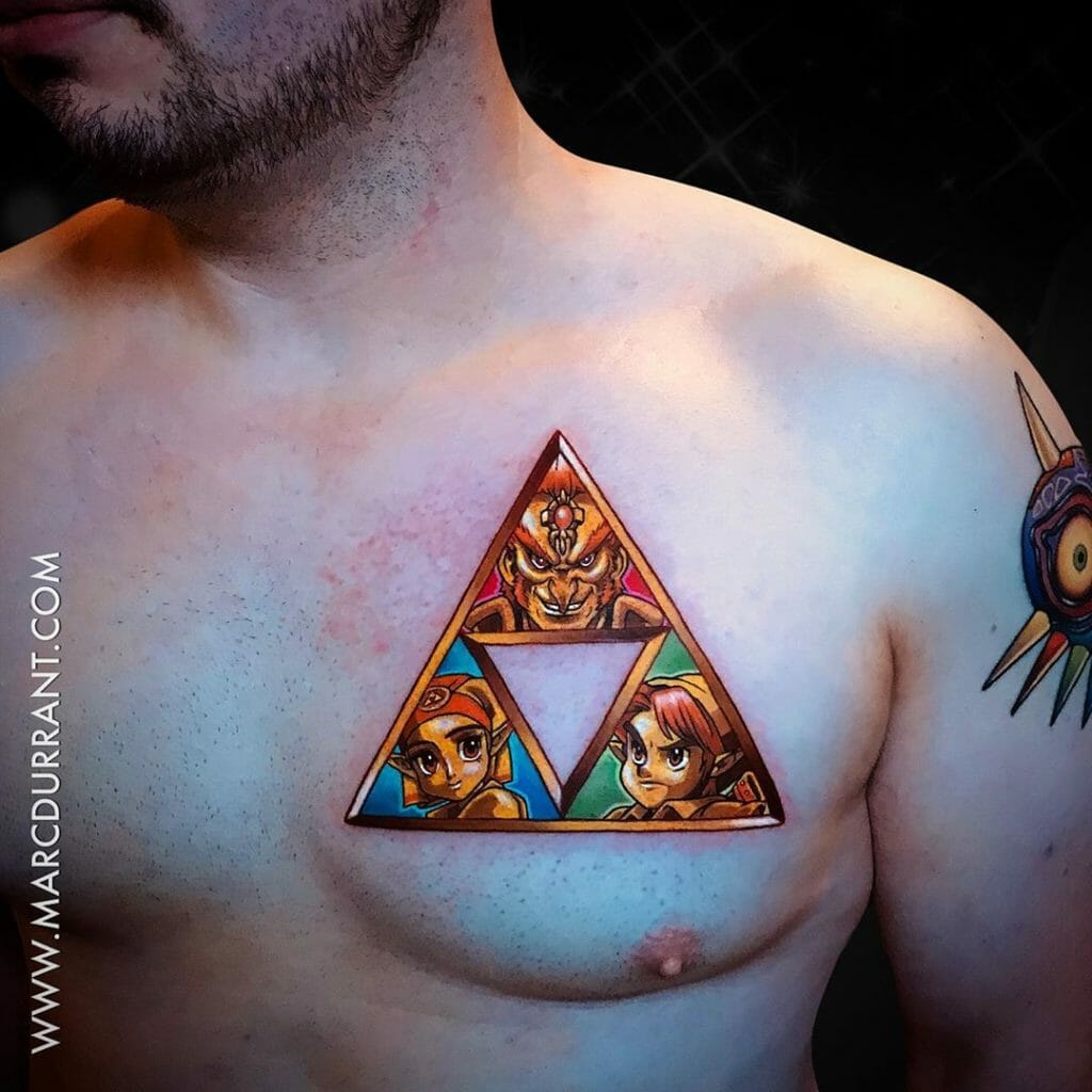 Gaming Triforce Zelda tattoos Outsons