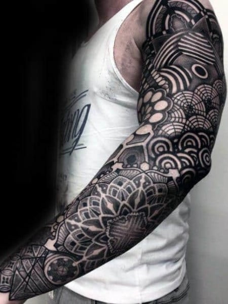 Mandala Arm Tattoo for men Outsons