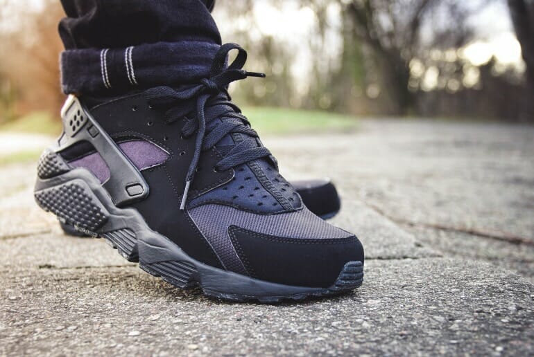 Nike Huarache Black Purple