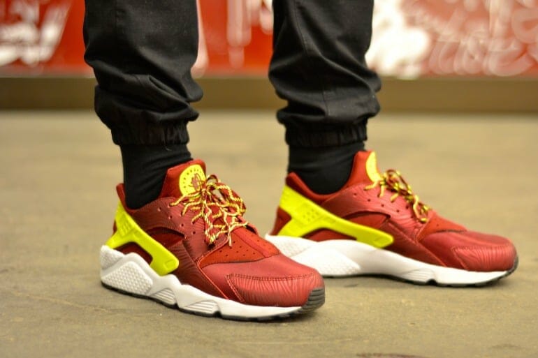 Nike Huarache Red Yellow