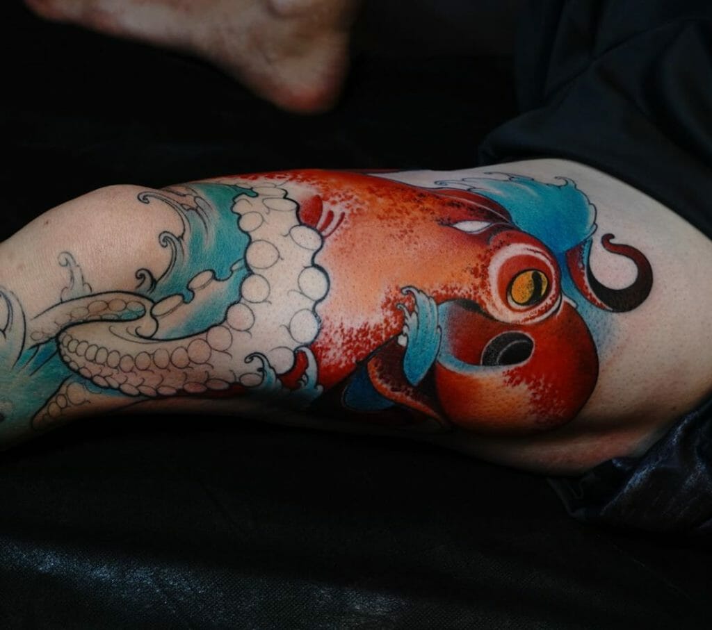 Octopus leg tattoo Outsons
