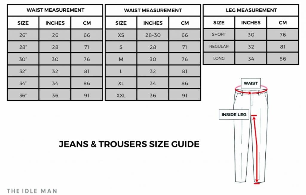 Size Guide_Jeans-Trousers