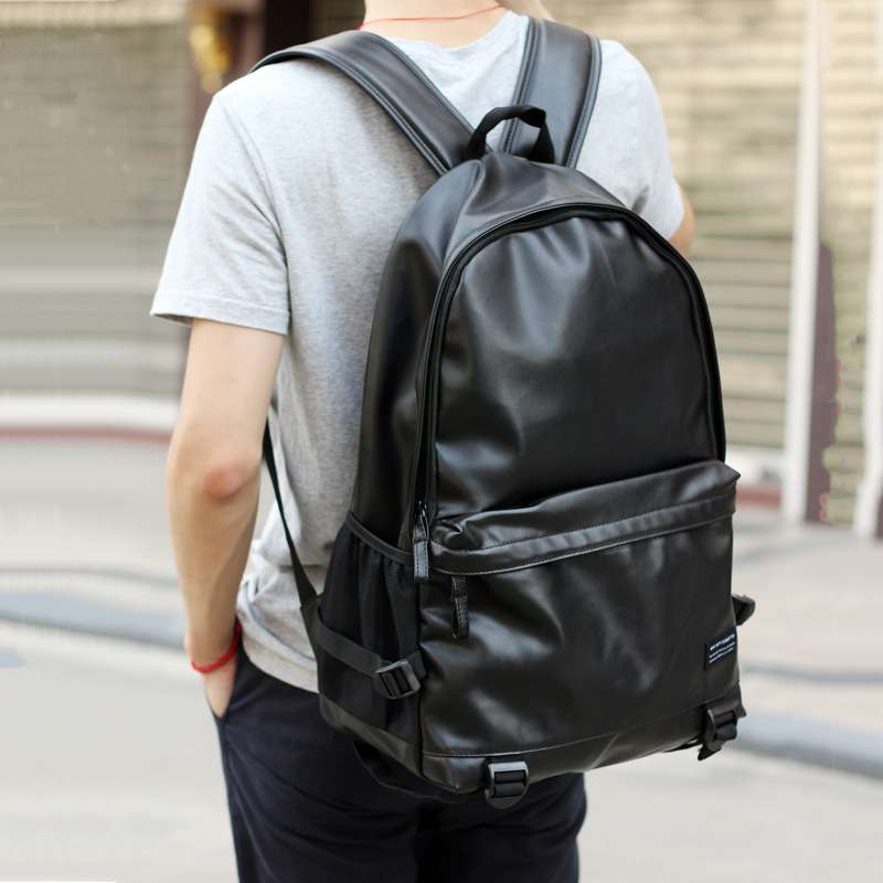 leather backpacks for men street style