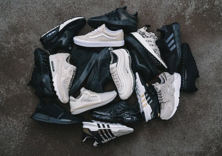 footlocker black and sand collection