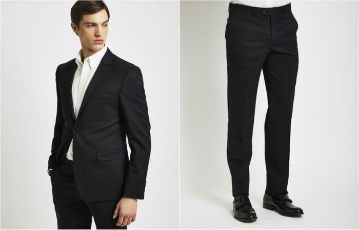 how to find a suit navy look