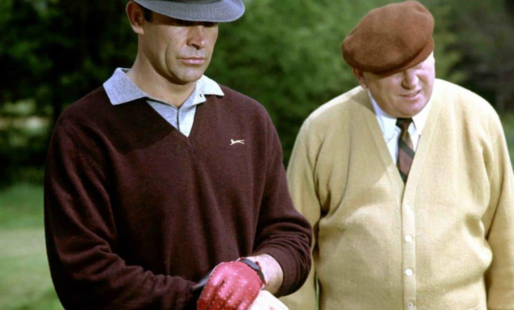 James Bond Style Sean connery golf suit hat
