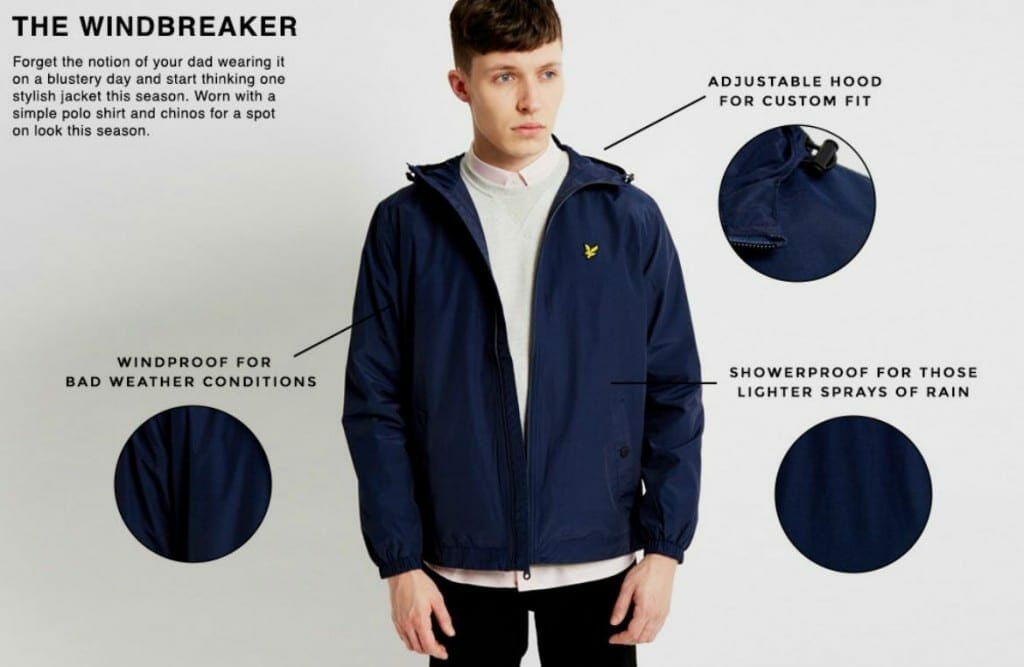 lyle and scott windbreaker jacket
