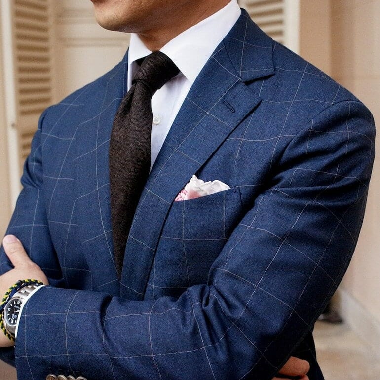 navy-blue-suit-dark-brown-tie-fashion-men