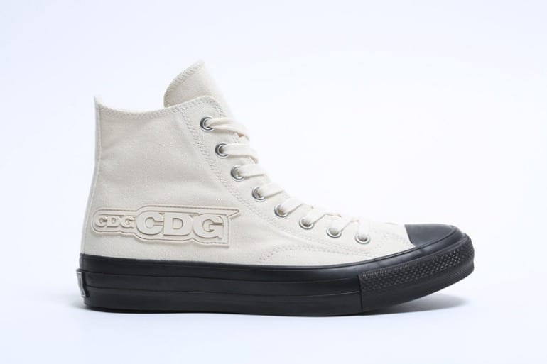 new cdg converse white