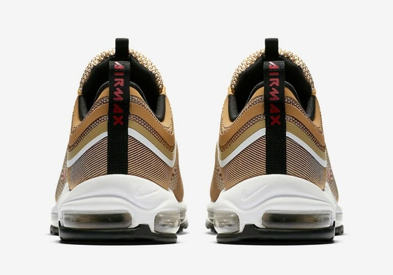  nike air max 97 metallic gold heel shot