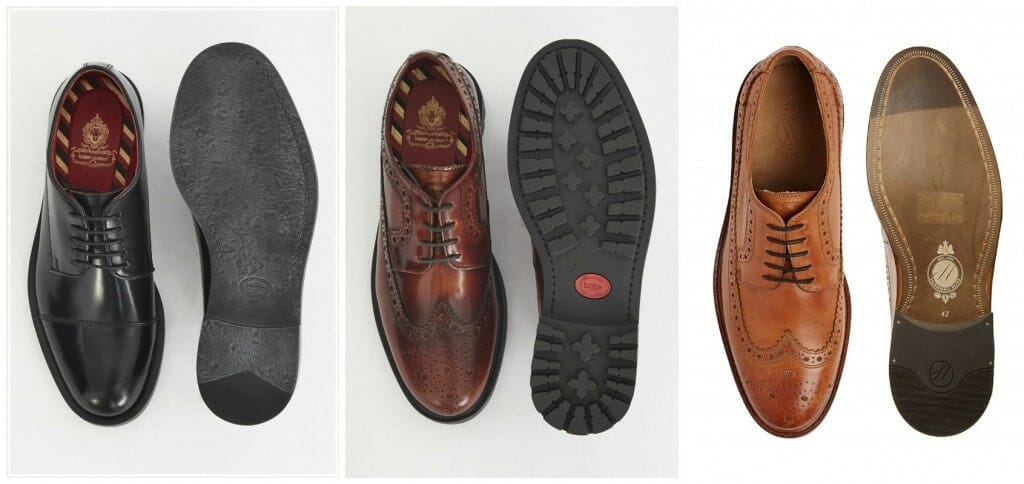 Base London Derby Shoes | Base London Brogues | Hudson Brogues Brown