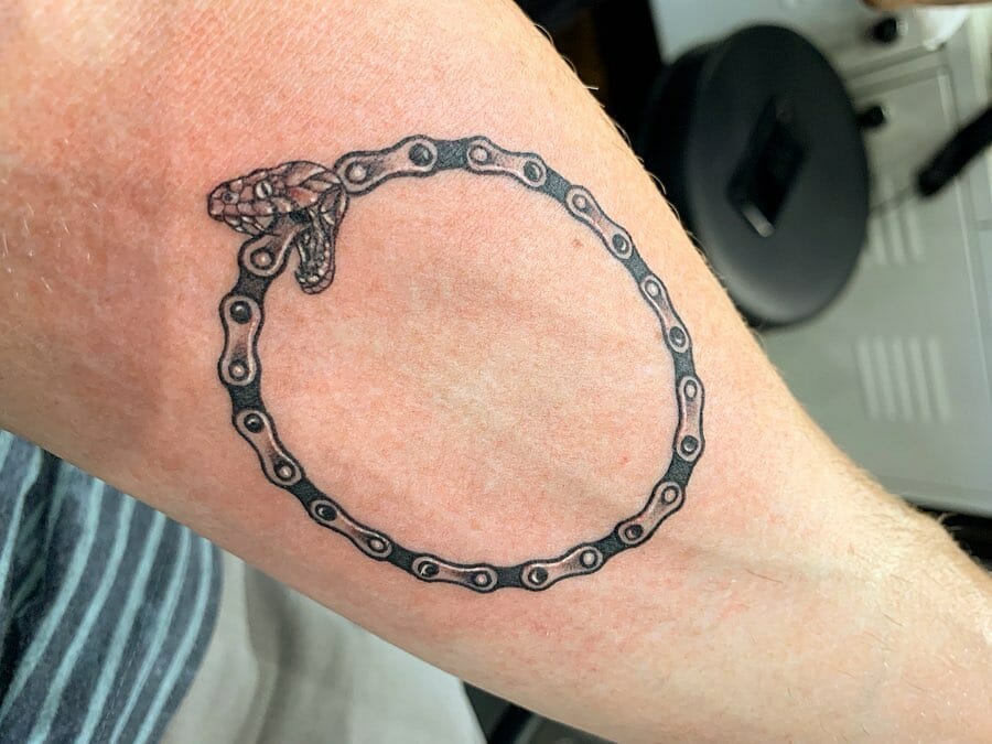 Snake Infinity Tattoo