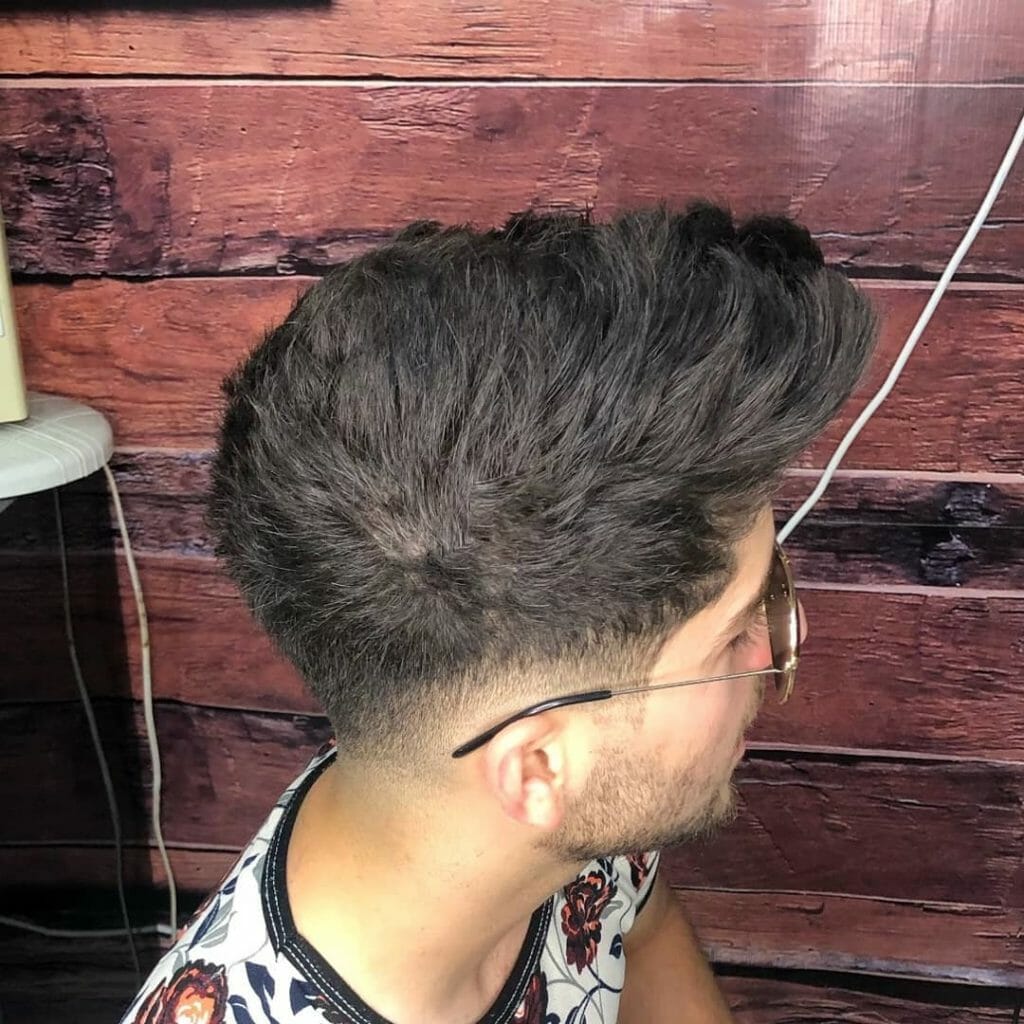 spiky hair