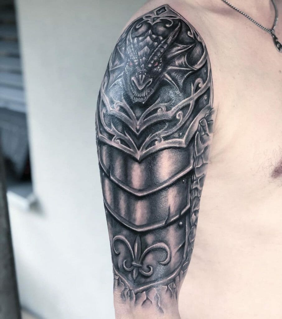 101 Incredible Armor Tattoo Designs You Need to See! - Outsons